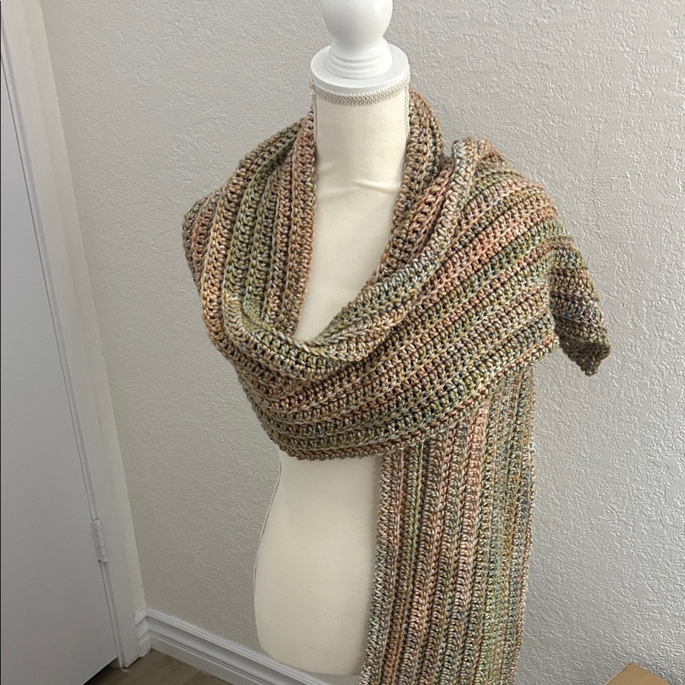 Multicolor Knit Scarf - Picture 3 of 5